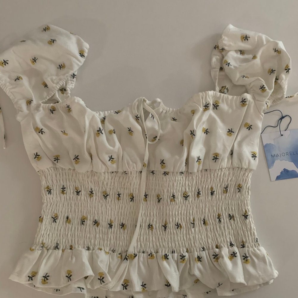 Majorelle Floral Blouse